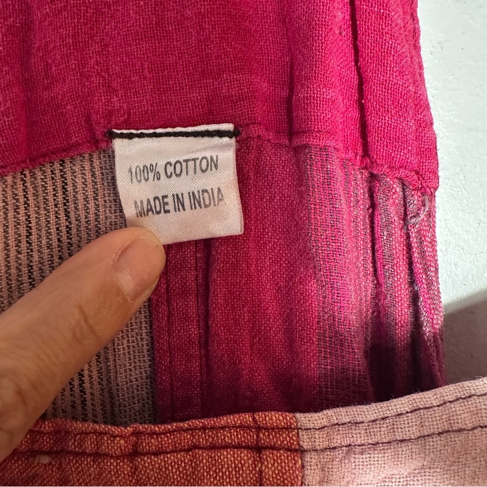 Colorful Patchwork Baggy Overalls - image 6